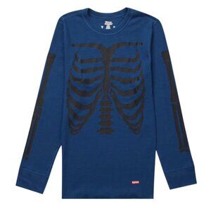 NWT (Crew+Pants) Supreme x Hanes Bones Thermal Set - Blue - XL